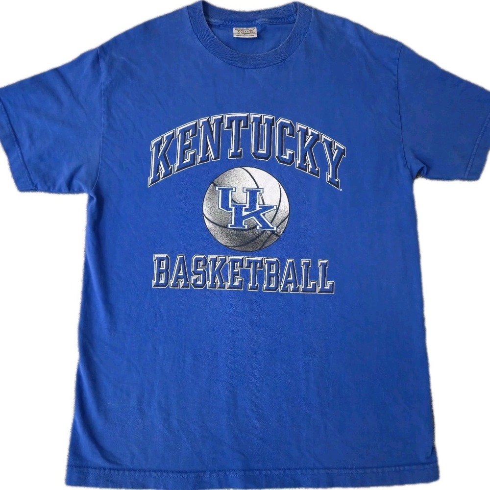 Vintage Kentucky Wildcats Basketball NCAA Basketball T-Shirt Size L USA NCAA